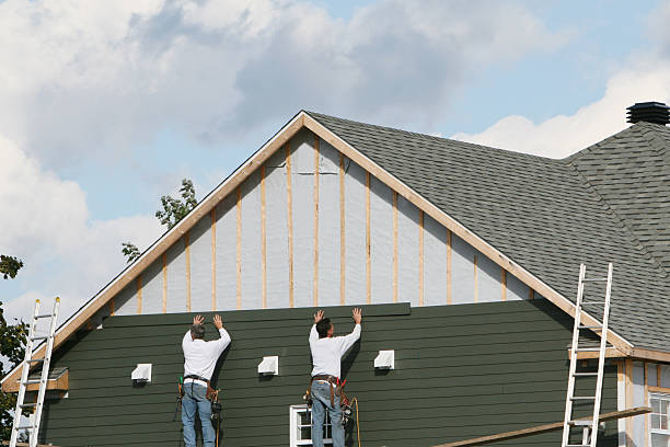 Professional Siding Contractor technician working in Danvers, MA